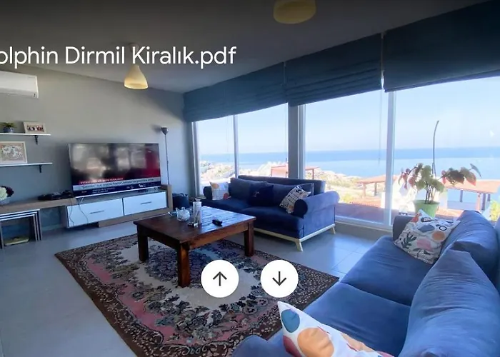 Yalıkavakta Muhteşem Deniz Manzaralı Bahçeli Appartement