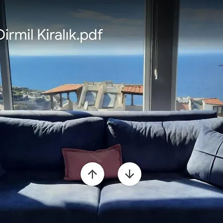 Yalıkavakta Muhteşem Deniz Manzaralı Bahçeli Apartamento Bodrum